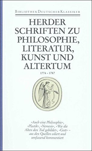 Johann Gottfried Herder: Werke in zehn Bänden (German language, 1994, Deutscher Klassiker Verlag)