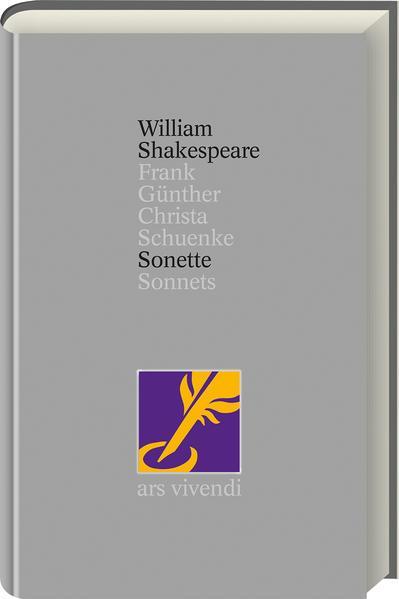 Sonette / Sonnets, William Shakespeare (German language, 2021, ars vivendi verlag)