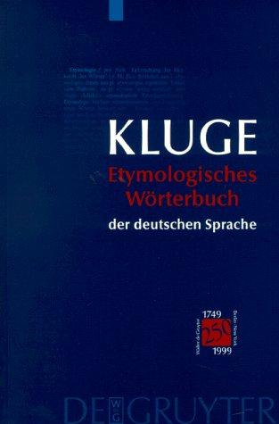 Elmar Seebold: Etymologisches Worterbuch Der Deutschen Sprache (Hardcover, German language, 1999, Walter De Gruyter Inc)