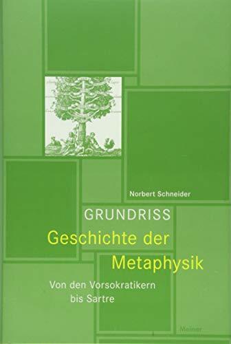 Norbert Schneider: Grundriss Geschichte der Metaphysik Von den Vorsokratikern bis Sartre. Eine Einführung (German language, 2018)