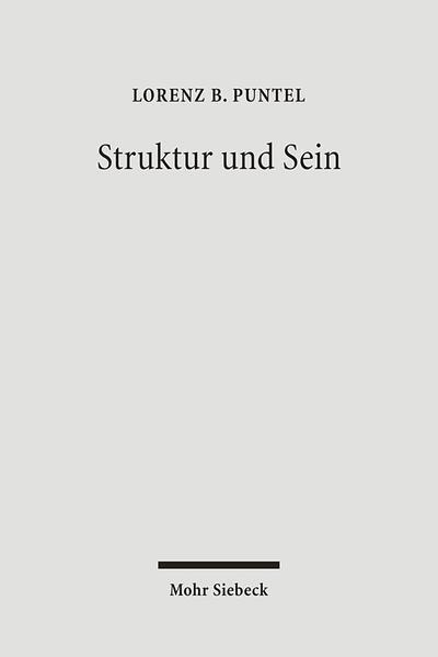 Lorenz B. Puntel: Struktur und Sein (German language, 2006, Mohr Siebeck Verlag)