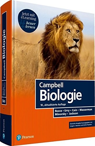 Neil Alexander Campbell, Jane B. Reece, Lisa A. Urry, Michael L. Cain, Steven A. Wasserman, Peter V. Minorsky, Jackson, Robert B.: Campbell Biologie (Hardcover, 2015, Pearson Studium)