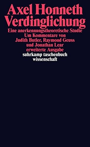 Axel Honneth: Verdinglichung (Paperback, 2015, Suhrkamp Verlag AG)