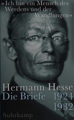 Hermann Hesse: Die Briefe (German language, 2012, Suhrkamp)