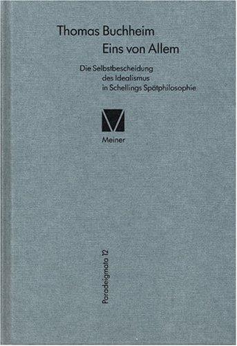 Thomas Buchheim: Eins von Allem (German language, 1992, F. Meiner)